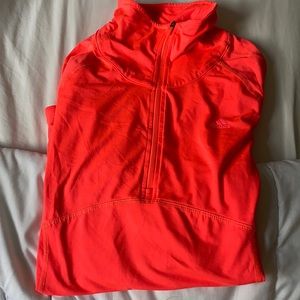 Adidas Hot Pink Pull Over Long Sleeve